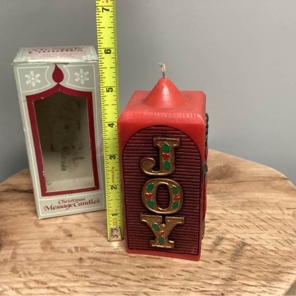 🔴 Vintage & New, Never Lit - Jasco Christmas Joy / Bell Candle - Christmas - Picture 12 of 14